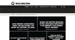 Desktop Screenshot of digitalmusicnews.com